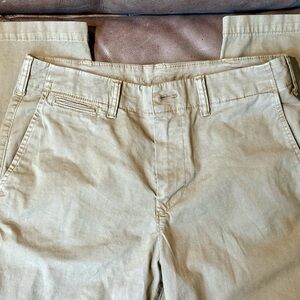 TALL American Eagle Outfitters Khaki flex Chinos Mens 32x34  slim straight